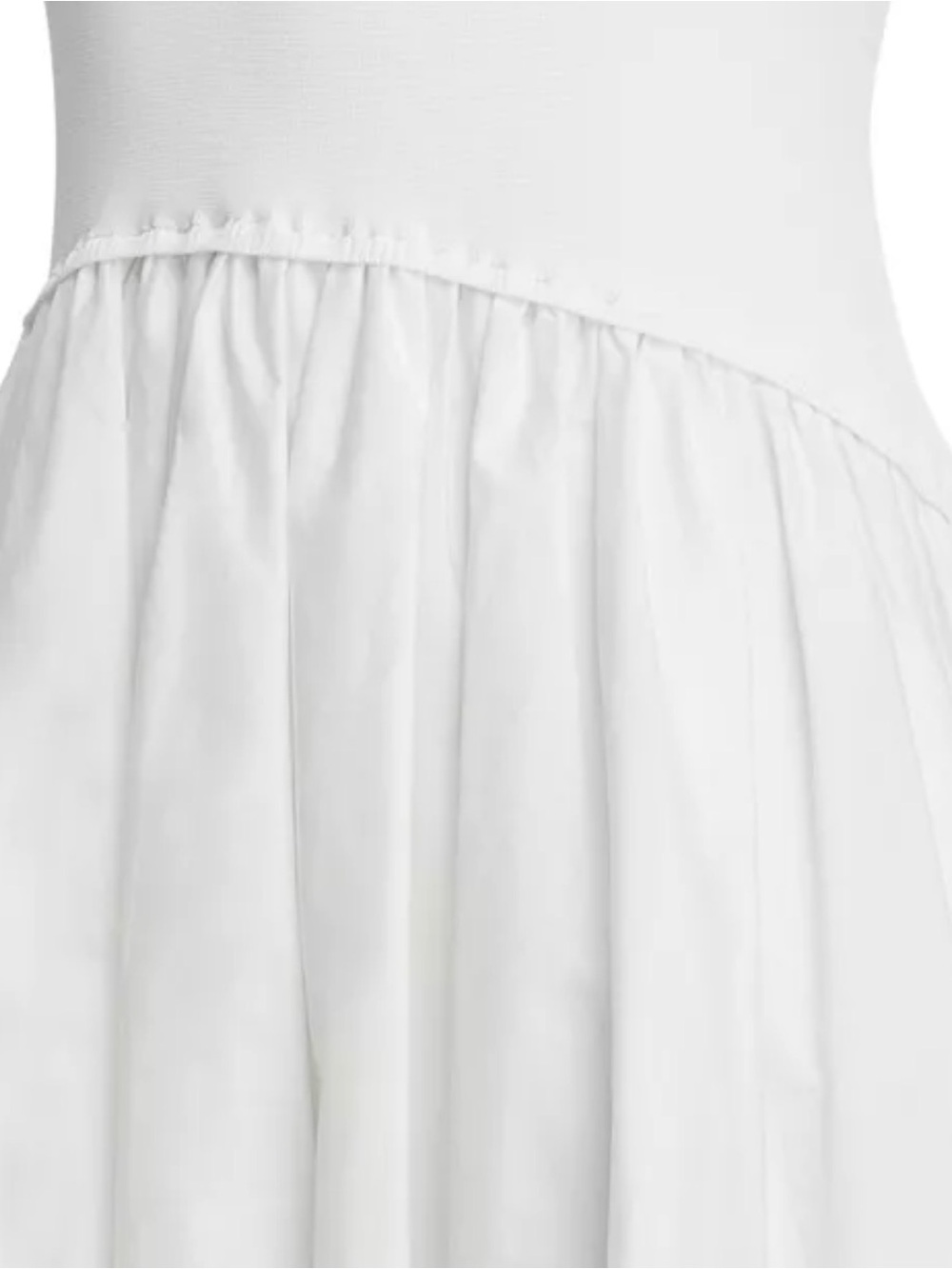 NWT Moon River Bubble Skirt Midi Dress in White Medium - Picture 5 of 15